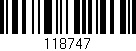 Código de barras (EAN, GTIN, SKU, ISBN): '118747'