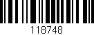 Código de barras (EAN, GTIN, SKU, ISBN): '118748'