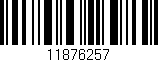 Código de barras (EAN, GTIN, SKU, ISBN): '11876257'