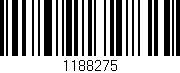 Código de barras (EAN, GTIN, SKU, ISBN): '1188275'
