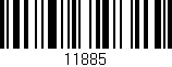 Código de barras (EAN, GTIN, SKU, ISBN): '11885'