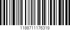 Código de barras (EAN, GTIN, SKU, ISBN): '1188711176319'