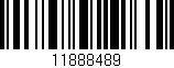 Código de barras (EAN, GTIN, SKU, ISBN): '11888489'