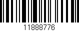 Código de barras (EAN, GTIN, SKU, ISBN): '11888776'