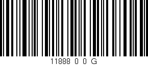 Código de barras (EAN, GTIN, SKU, ISBN): '11888_0_0_G'