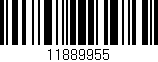 Código de barras (EAN, GTIN, SKU, ISBN): '11889955'