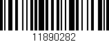Código de barras (EAN, GTIN, SKU, ISBN): '11890282'