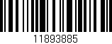 Código de barras (EAN, GTIN, SKU, ISBN): '11893885'