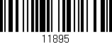 Código de barras (EAN, GTIN, SKU, ISBN): '11895'