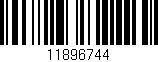 Código de barras (EAN, GTIN, SKU, ISBN): '11896744'
