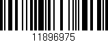 Código de barras (EAN, GTIN, SKU, ISBN): '11896975'