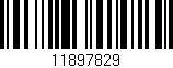 Código de barras (EAN, GTIN, SKU, ISBN): '11897829'
