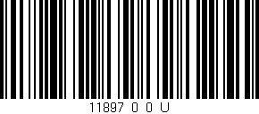 Código de barras (EAN, GTIN, SKU, ISBN): '11897_0_0_U'