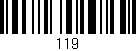 Código de barras (EAN, GTIN, SKU, ISBN): '119'
