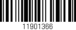 Código de barras (EAN, GTIN, SKU, ISBN): '11901366'