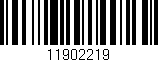 Código de barras (EAN, GTIN, SKU, ISBN): '11902219'