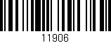 Código de barras (EAN, GTIN, SKU, ISBN): '11906'