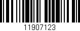 Código de barras (EAN, GTIN, SKU, ISBN): '11907123'