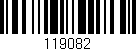 Código de barras (EAN, GTIN, SKU, ISBN): '119082'
