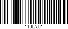 Código de barras (EAN, GTIN, SKU, ISBN): '1190A.01'