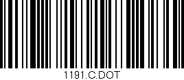 Código de barras (EAN, GTIN, SKU, ISBN): '1191.C.DOT'