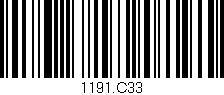 Código de barras (EAN, GTIN, SKU, ISBN): '1191.C33'