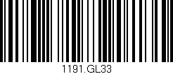 Código de barras (EAN, GTIN, SKU, ISBN): '1191.GL33'
