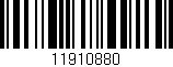 Código de barras (EAN, GTIN, SKU, ISBN): '11910880'