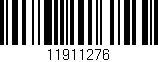 Código de barras (EAN, GTIN, SKU, ISBN): '11911276'