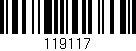 Código de barras (EAN, GTIN, SKU, ISBN): '119117'