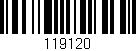 Código de barras (EAN, GTIN, SKU, ISBN): '119120'