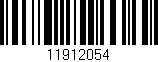 Código de barras (EAN, GTIN, SKU, ISBN): '11912054'