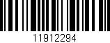 Código de barras (EAN, GTIN, SKU, ISBN): '11912294'