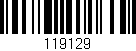 Código de barras (EAN, GTIN, SKU, ISBN): '119129'