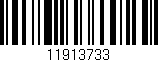Código de barras (EAN, GTIN, SKU, ISBN): '11913733'