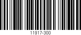 Código de barras (EAN, GTIN, SKU, ISBN): '11917-300'