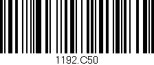 Código de barras (EAN, GTIN, SKU, ISBN): '1192.C50'