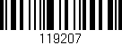Código de barras (EAN, GTIN, SKU, ISBN): '119207'