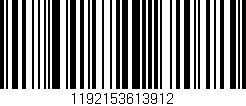 Código de barras (EAN, GTIN, SKU, ISBN): '1192153613912'