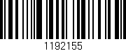 Código de barras (EAN, GTIN, SKU, ISBN): '1192155'