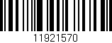Código de barras (EAN, GTIN, SKU, ISBN): '11921570'