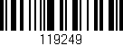 Código de barras (EAN, GTIN, SKU, ISBN): '119249'