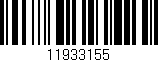 Código de barras (EAN, GTIN, SKU, ISBN): '11933155'