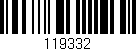 Código de barras (EAN, GTIN, SKU, ISBN): '119332'