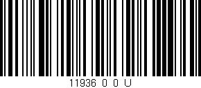 Código de barras (EAN, GTIN, SKU, ISBN): '11936_0_0_U'