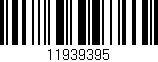 Código de barras (EAN, GTIN, SKU, ISBN): '11939395'