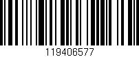 Código de barras (EAN, GTIN, SKU, ISBN): '119406577'