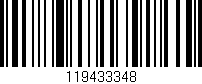 Código de barras (EAN, GTIN, SKU, ISBN): '119433348'