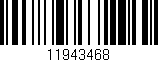 Código de barras (EAN, GTIN, SKU, ISBN): '11943468'