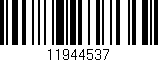 Código de barras (EAN, GTIN, SKU, ISBN): '11944537'